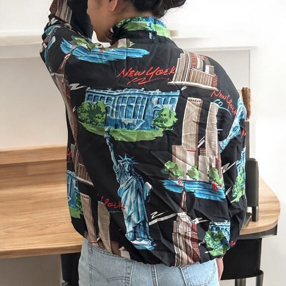 FUDA International New York Silk Jacket Vintage 1X - Picture 2 of 6